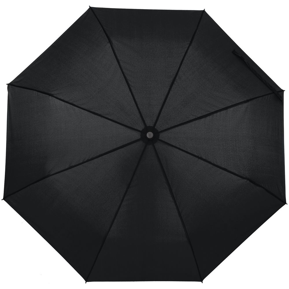 Зонт складной Monsoon, черный Зонт складной Monsoon, черный