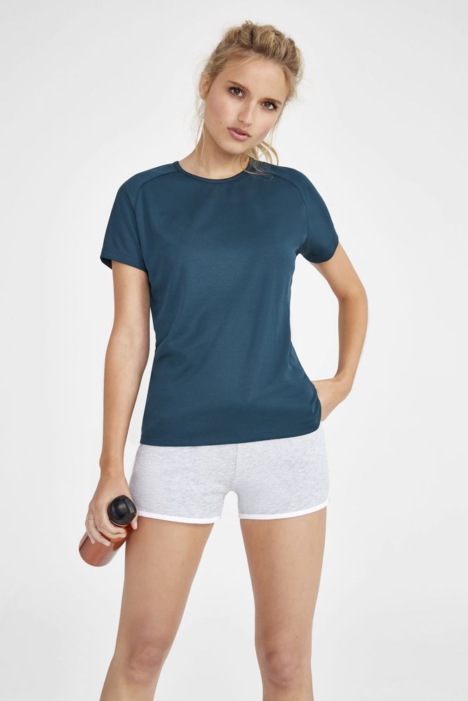 Футболка женская Sporty Women 140, черная Футболка женская Sporty Women 140, черная