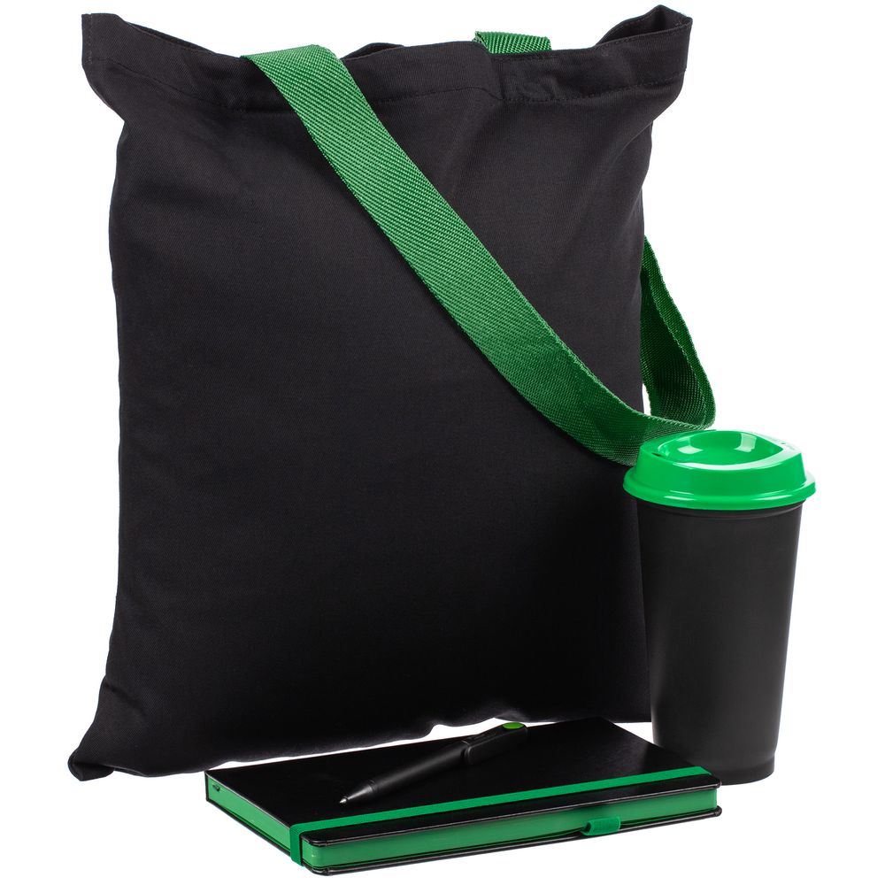 Набор Velours Bag, черный с зеленым Набор Velours Bag, черный с зеленым