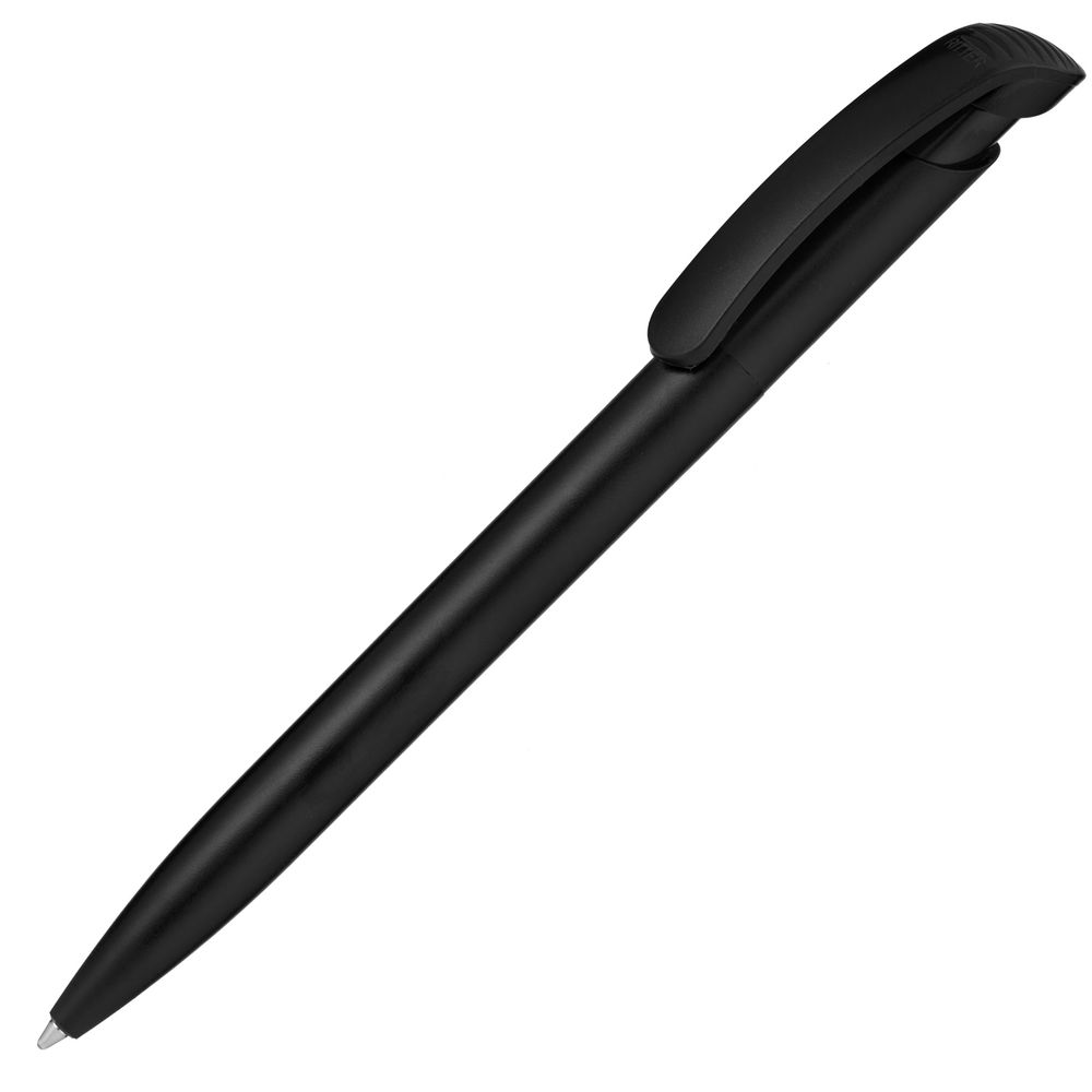 Ручка шариковая Clear Solid, черная Ручка шариковая Clear Solid, черная