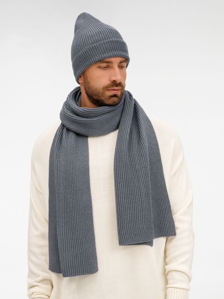 Шапка Nobilis Mono, серая (стальная)