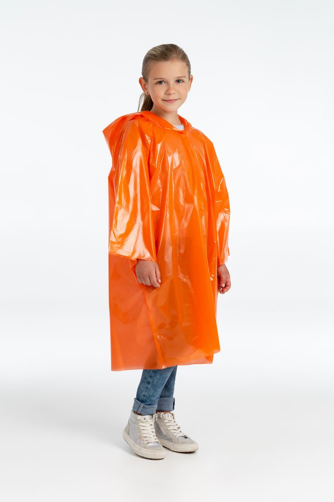 Дождевик-плащ детский BrightWay Kids, оранжевый Дождевик-плащ детский BrightWay Kids, оранжевый