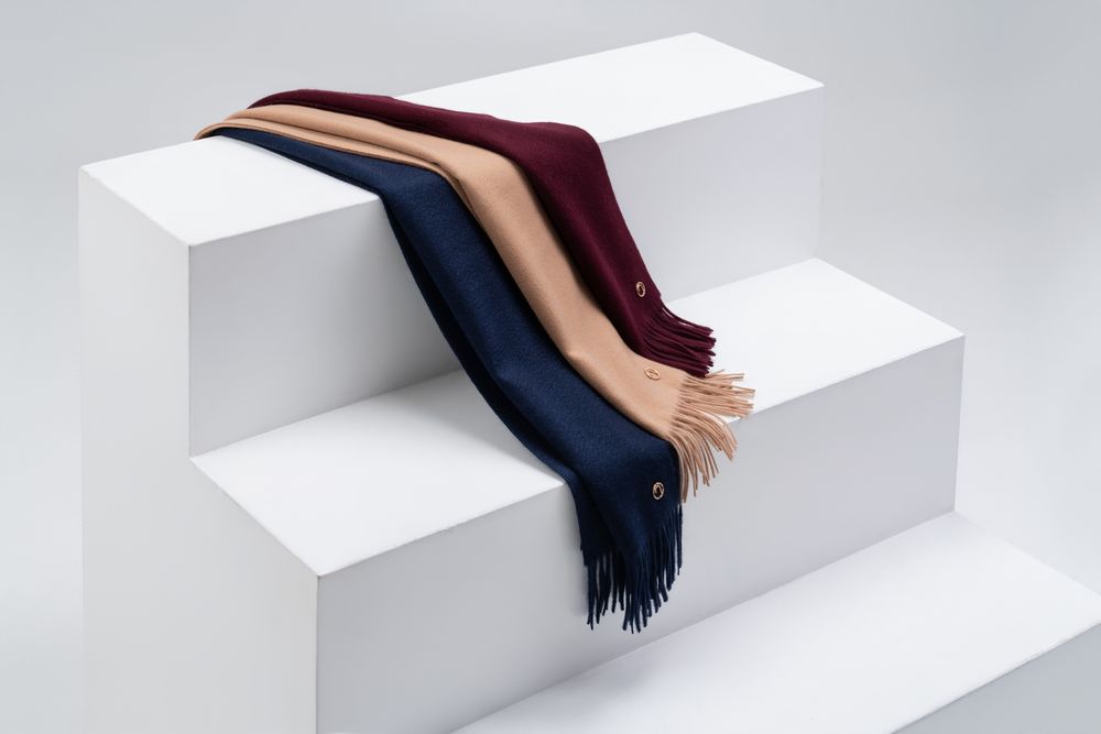 Шарф Graceful, бордовый Шарф Graceful, бордовый