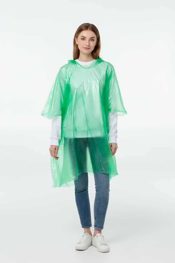 Дождевик-пончо RainProof, зеленый Дождевик-пончо RainProof, зеленый