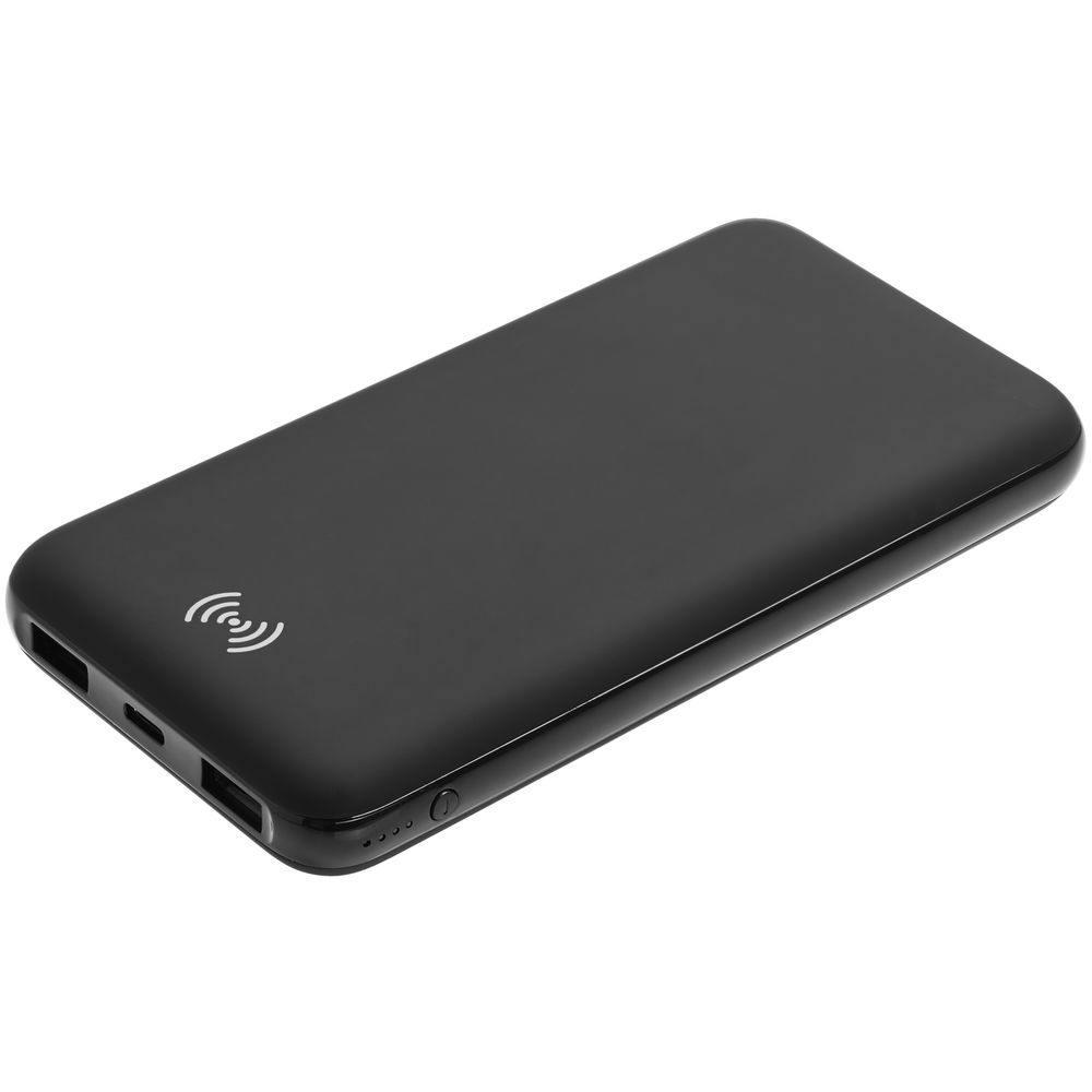 Аккумулятор Quick Charge Wireless 10000 мАч, черный Аккумулятор Quick Charge Wireless 10000 мАч, черный
