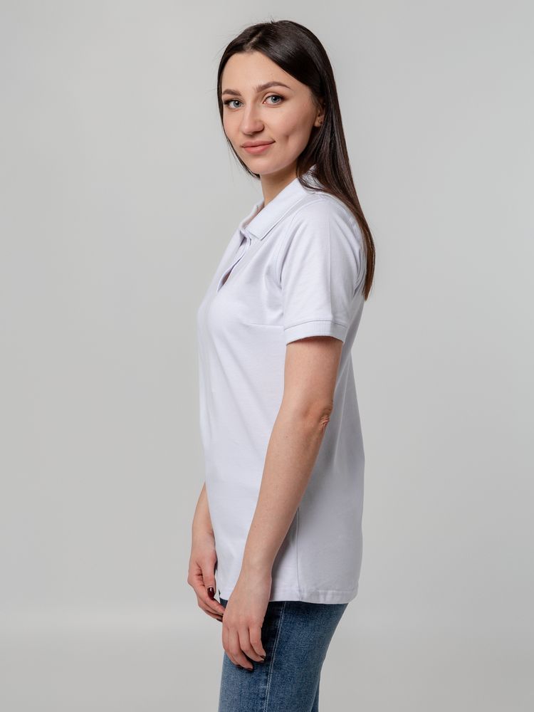 Рубашка поло женская Virma Stretch Lady, белая Рубашка поло женская Virma Stretch Lady, белая