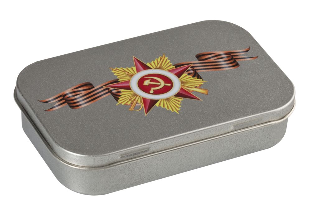 Коробка Pragmax S, прямоугольная, серебристая Коробка Pragmax S, прямоугольная, серебристая