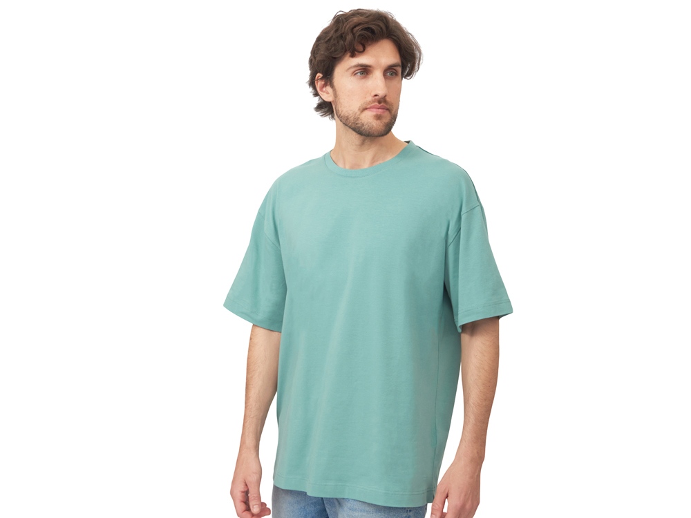 Футболка оверсайз Vienna унисекс , припылено-бирюзовый