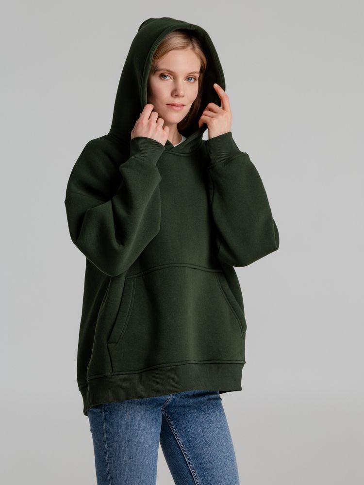 Худи Kulonga Oversize, темно-зеленый (хаки) Худи Kulonga Oversize, темно-зеленый (хаки)