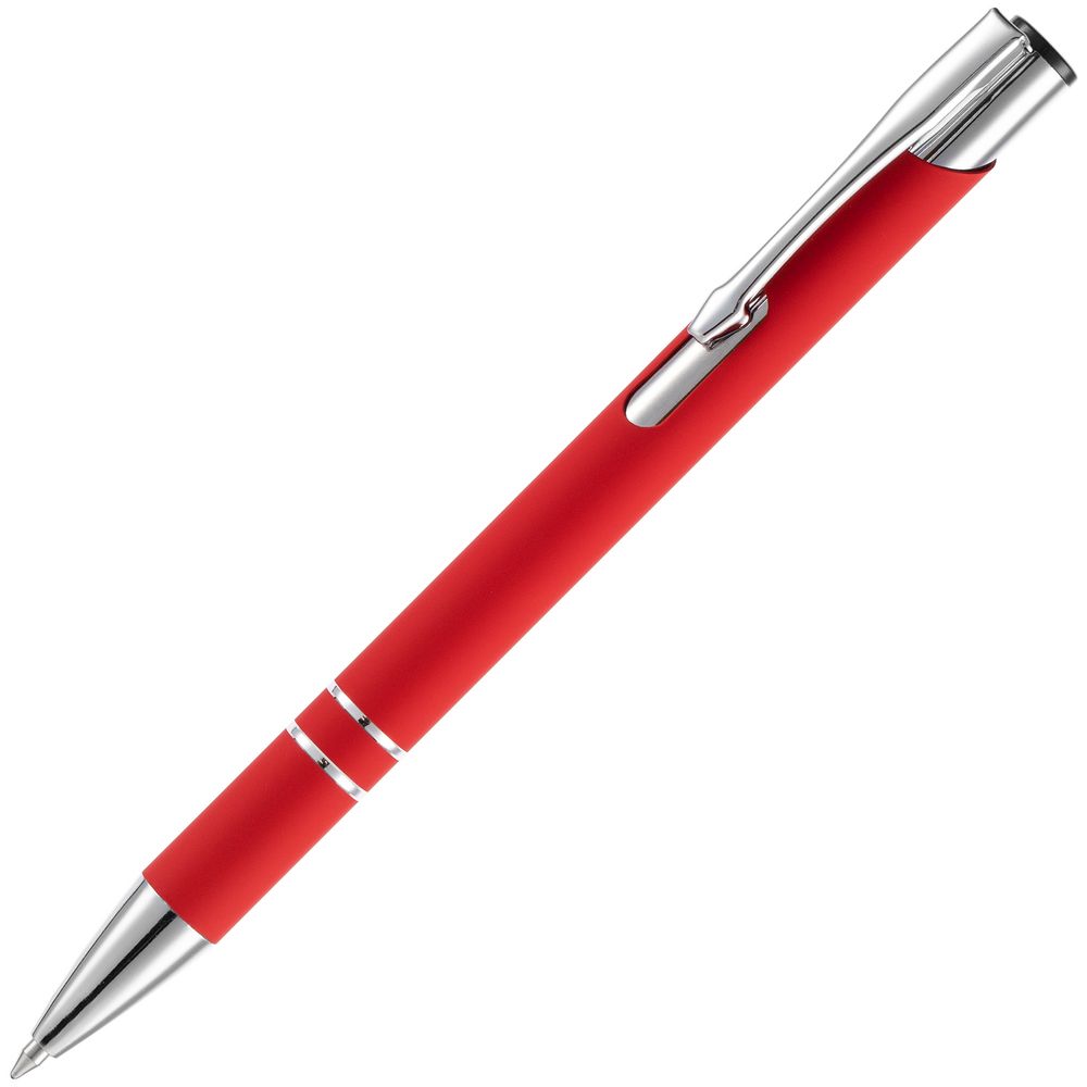 Ручка шариковая Keskus Soft Touch, красная Ручка шариковая Keskus Soft Touch, красная