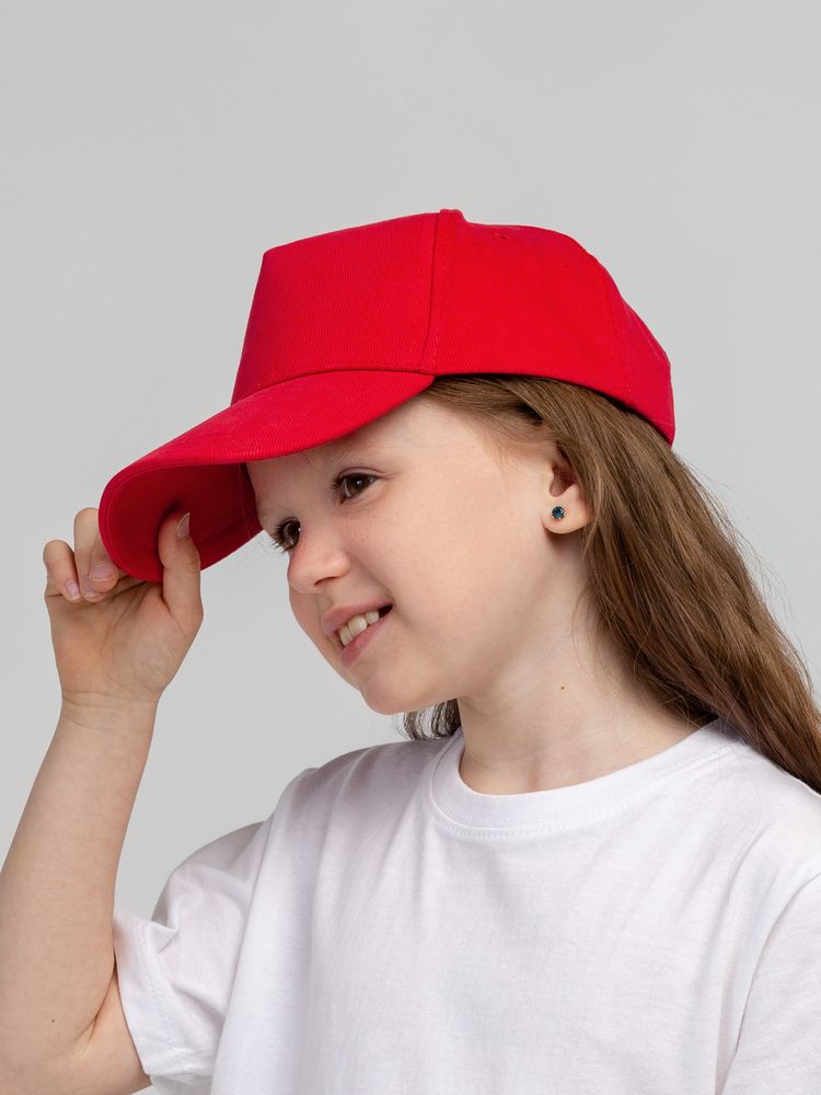 Бейсболка детская Standard Kids, красная Бейсболка детская Standard Kids, красная