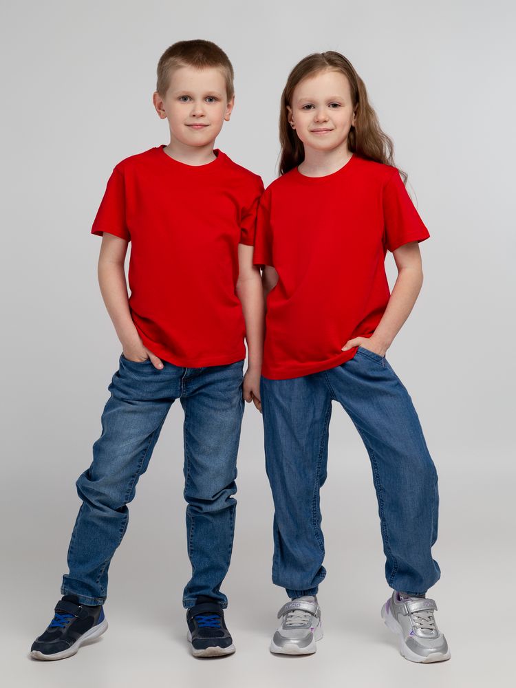 Футболка детская Regent Kids 150, красная Футболка детская Regent Kids 150, красная