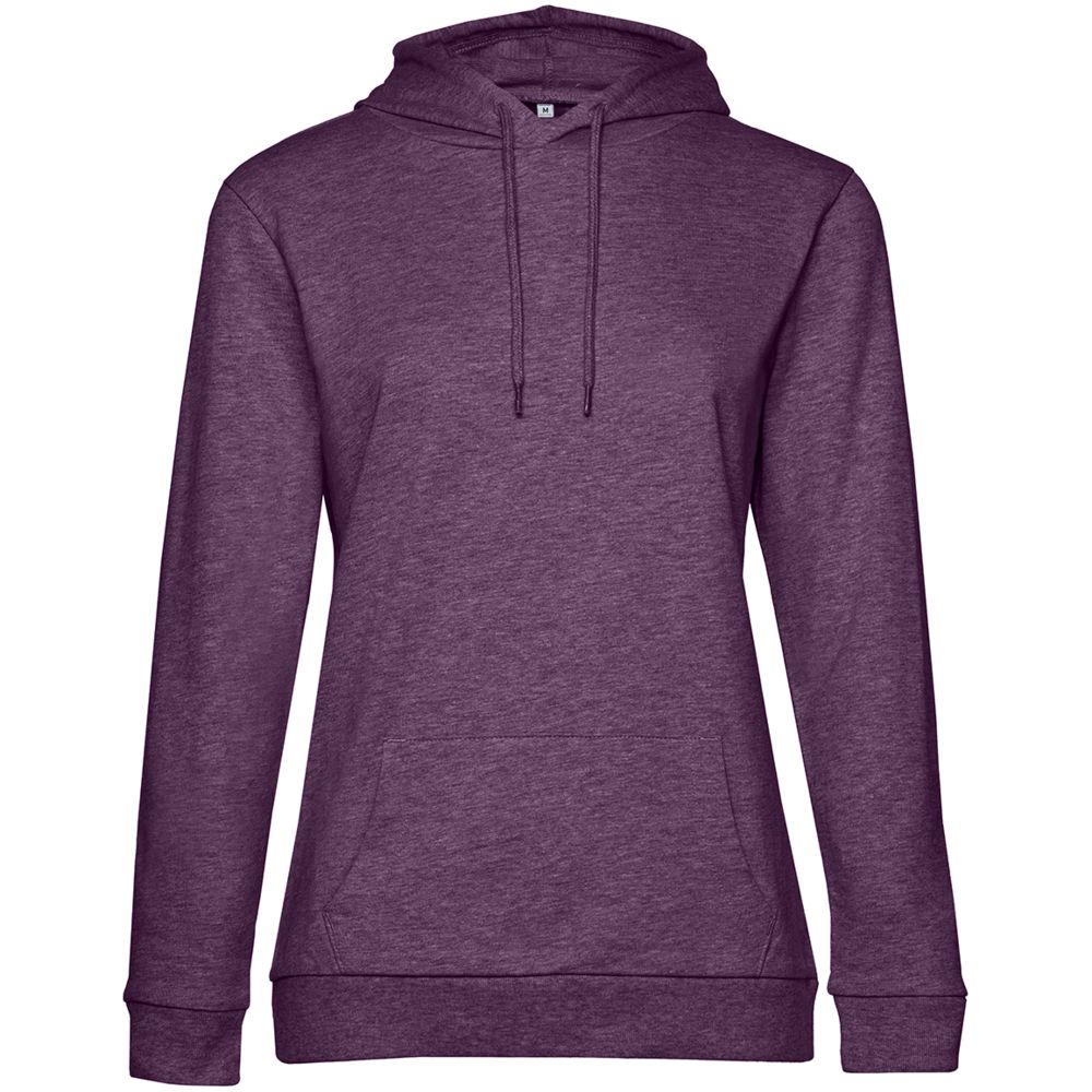Толстовка с капюшоном женская Hoodie, фиолетовый меланж Толстовка с капюшоном женская Hoodie, фиолетовый меланж