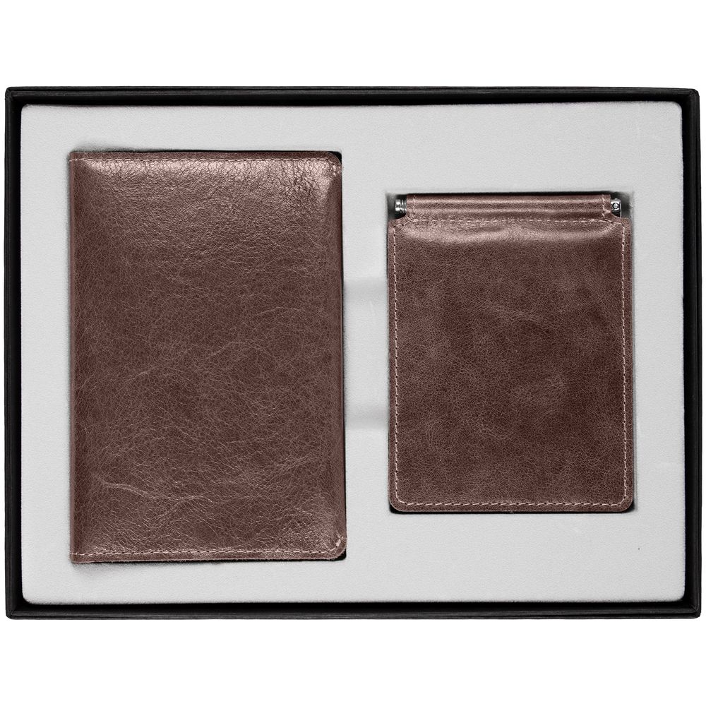 Набор Apache Billfold, темно-коричневый Набор Apache Billfold, темно-коричневый