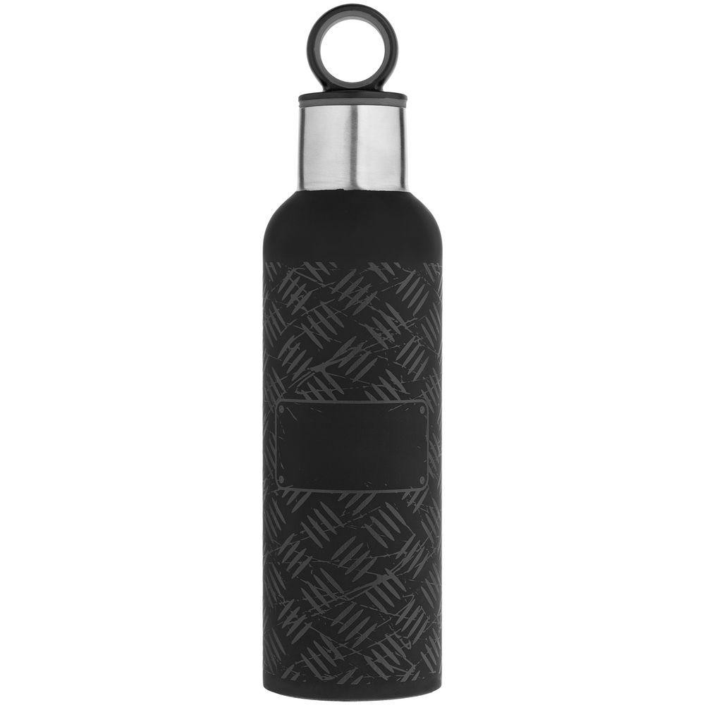 Tермобутылка Hard Work Black, черная Tермобутылка Hard Work Black, черная