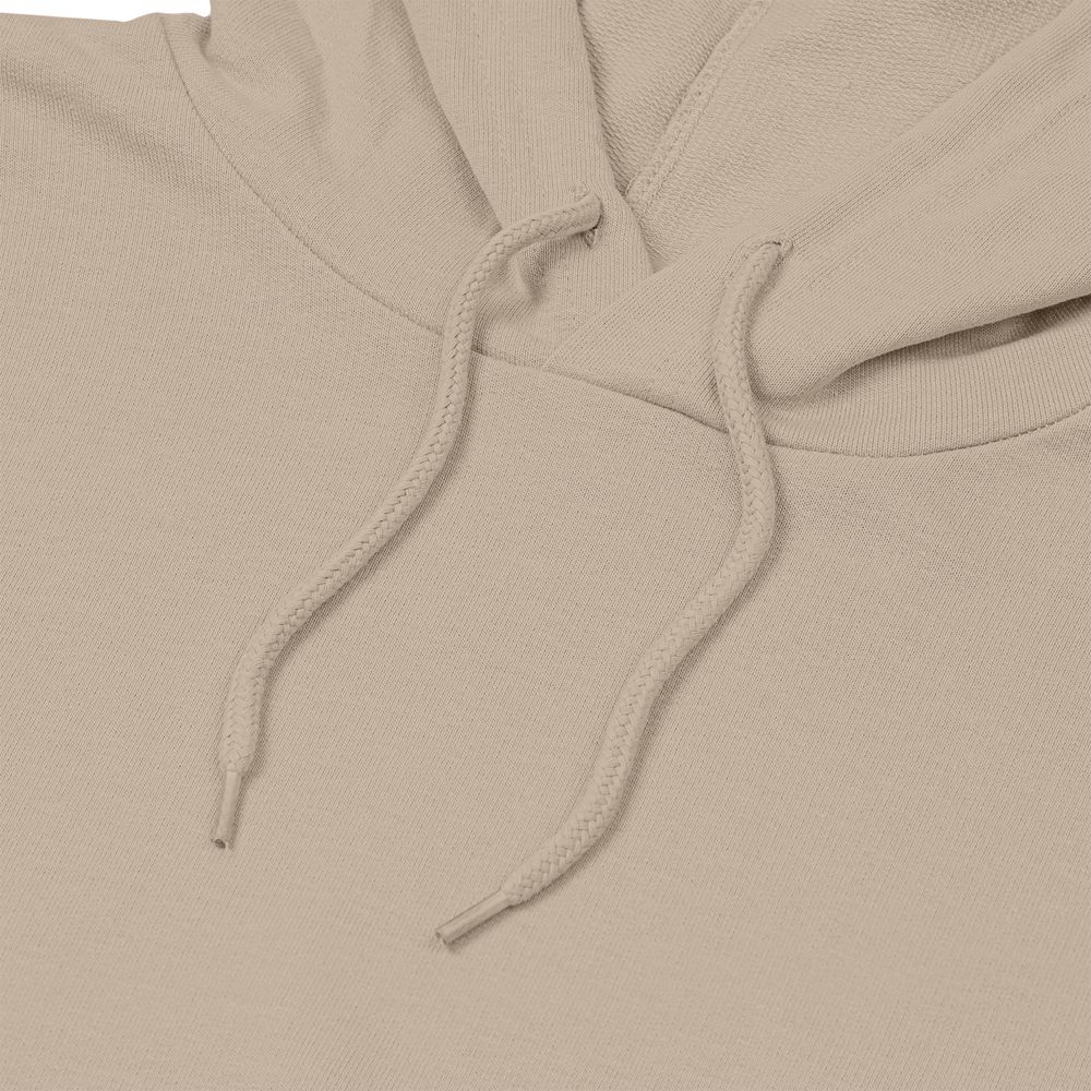 Толстовка с капюшоном унисекс Hoodie, бежевая Толстовка с капюшоном унисекс Hoodie, бежевая