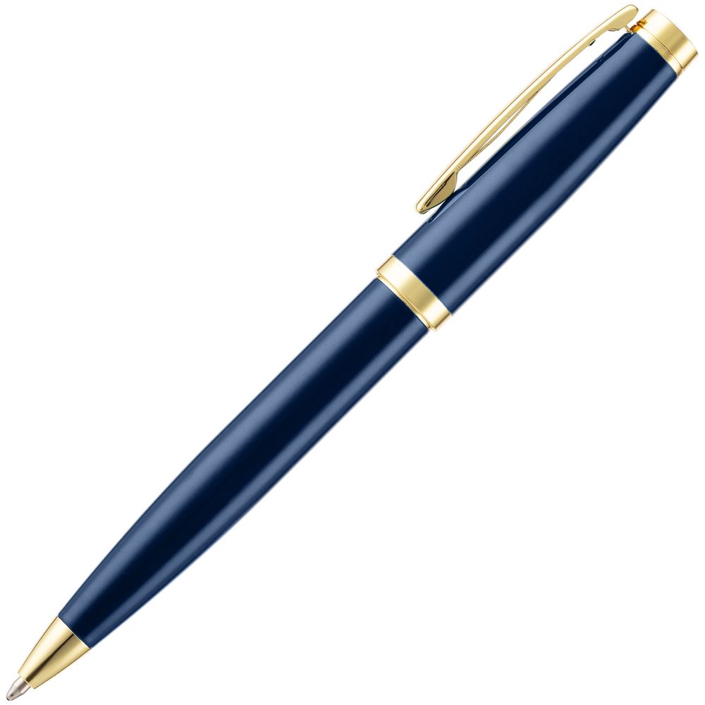 Ручка шариковая Letra Gold, глянцевая, темно-синяя Ручка шариковая Letra Gold, глянцевая, темно-синяя