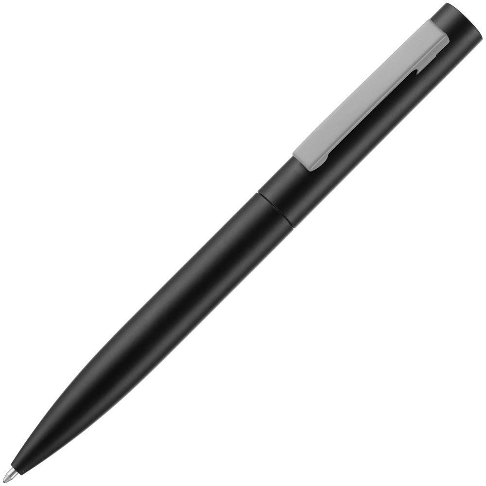 Ручка шариковая Inkolor, черная с серым Ручка шариковая Inkolor, черная с серым