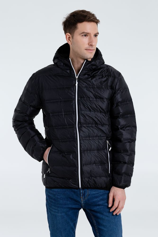 Куртка пуховая мужская Tarner Comfort, черная Куртка пуховая мужская Tarner Comfort, черная