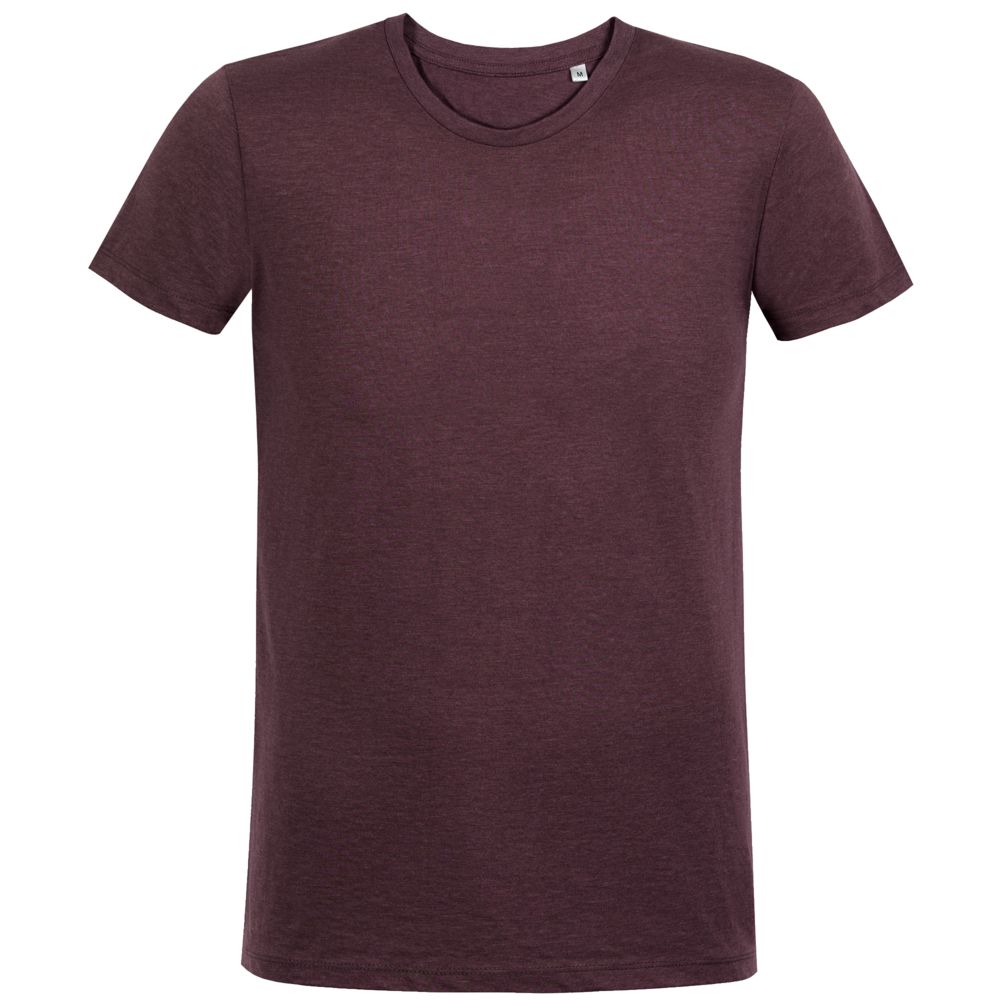 Футболка мужская Regent Fit 150, бордовый меланж Футболка мужская Regent Fit 150, бордовый меланж
