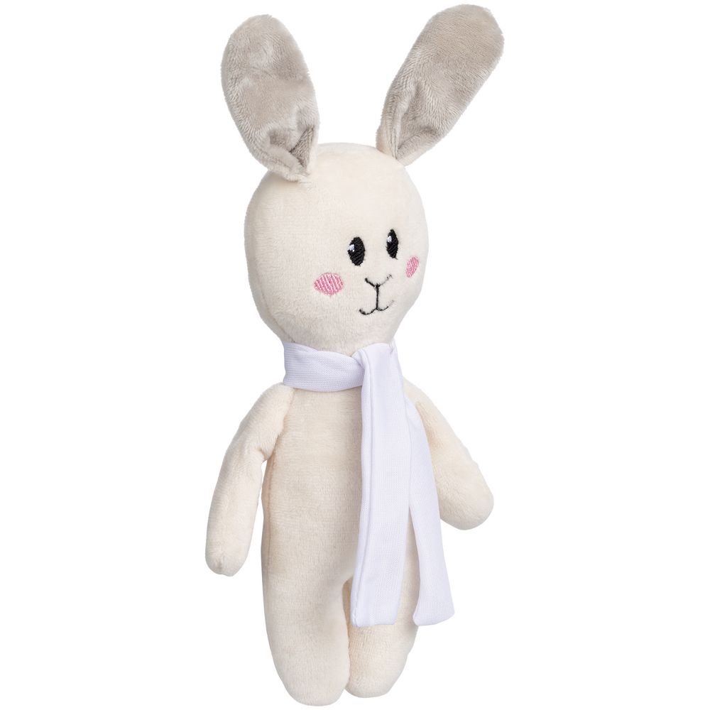 Мягкая игрушка Beastie Toys, заяц с белым шарфом Мягкая игрушка Beastie Toys, заяц с белым шарфом