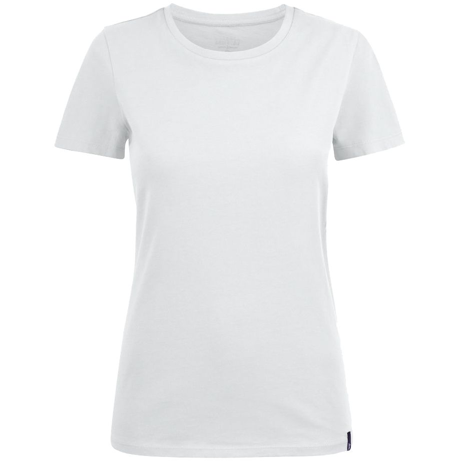 Футболка женская Ladies American U, белая Футболка женская Ladies American U, белая