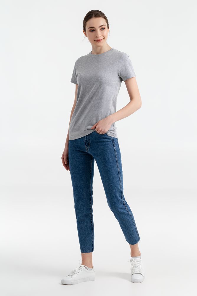 Футболка женская T-bolka Stretch Light Lady, серый меланж Футболка женская T-bolka Stretch Light Lady, серый меланж