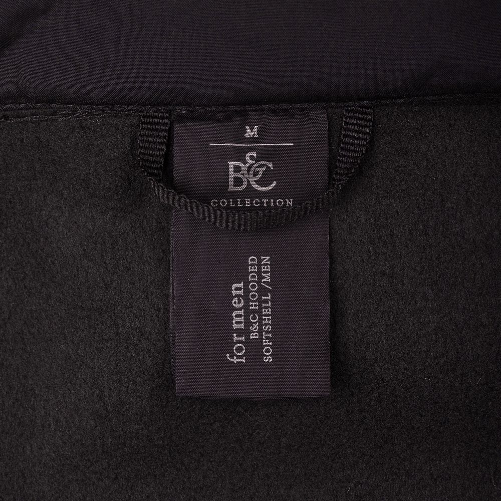 Куртка мужская Hooded Softshell черная Куртка мужская Hooded Softshell черная