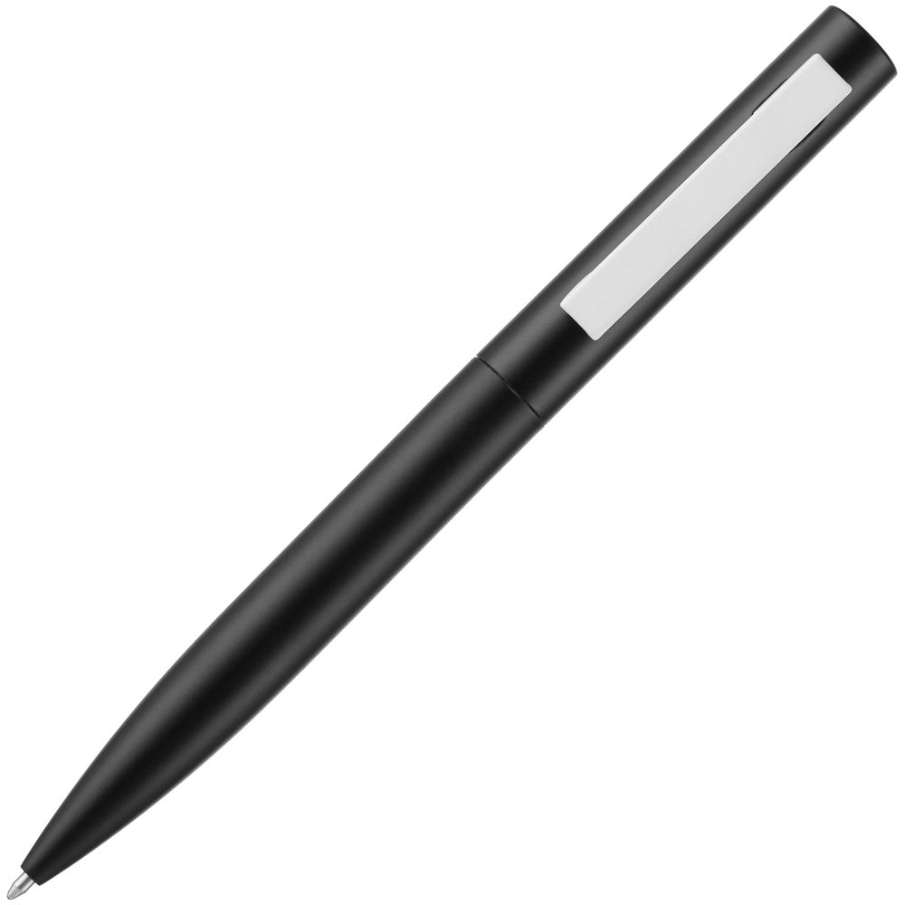 Ручка шариковая Inkolor, черная с белым Ручка шариковая Inkolor, черная с белым