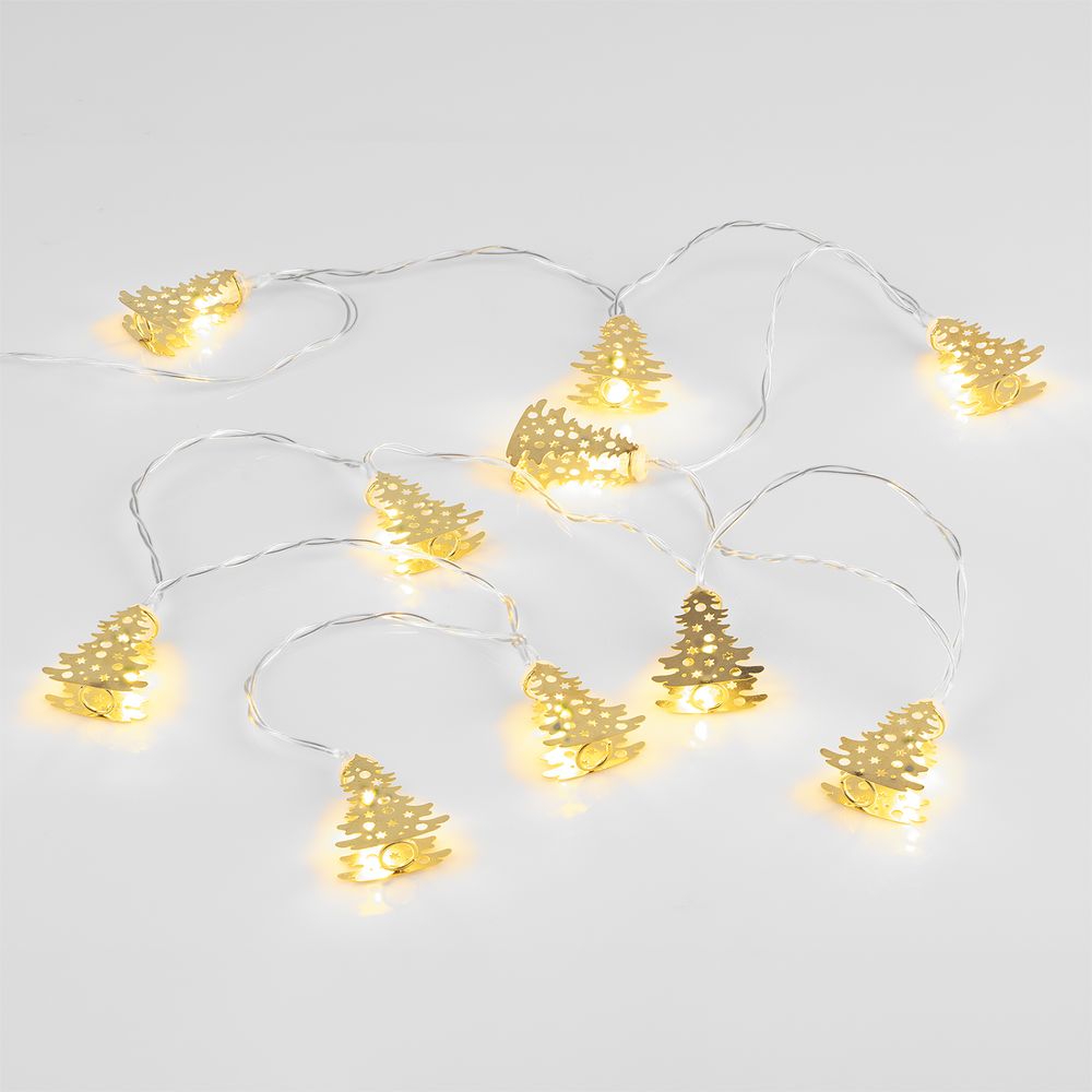 Светодиодная гирлянда Golden Lights, золотистая Светодиодная гирлянда Golden Lights, золотистая