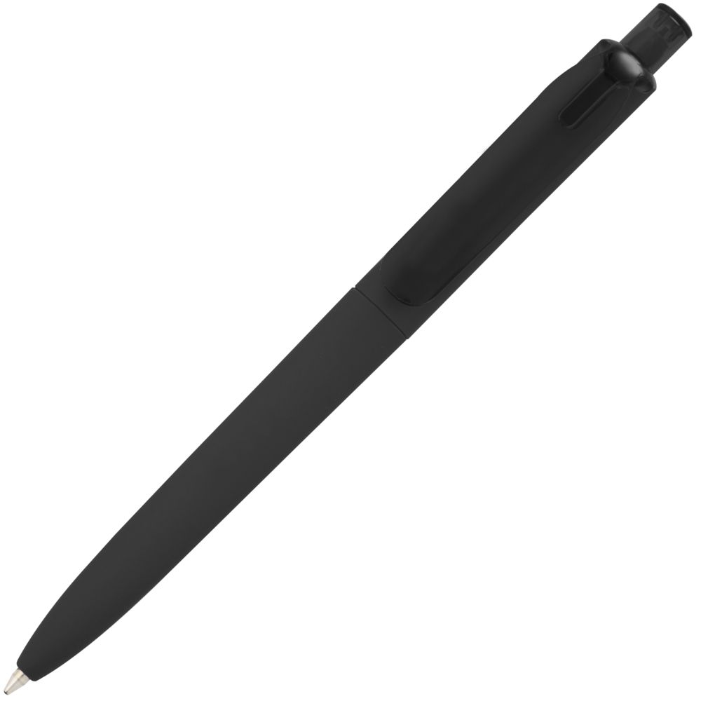 Ручка шариковая Prodir DS8 PRR-Т Soft Touch, черная Ручка шариковая Prodir DS8 PRR-Т Soft Touch, черная
