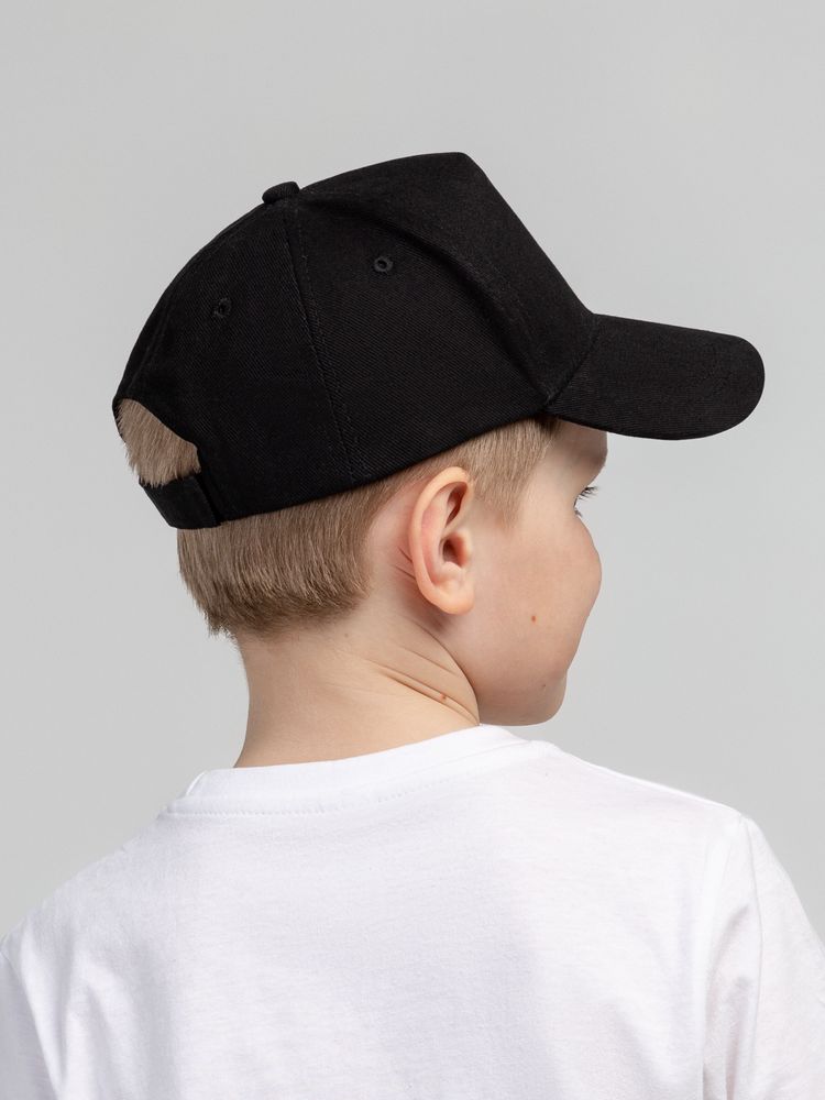 Бейсболка детская Standard Kids, черная Бейсболка детская Standard Kids, черная