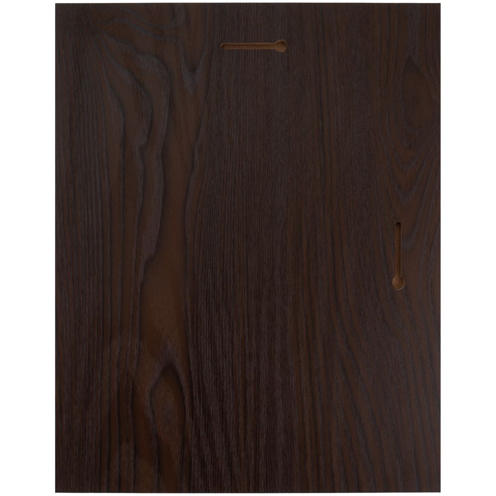 Плакетка Plaque XL, венге с серебристой пластиной Плакетка Plaque XL, венге с серебристой пластиной