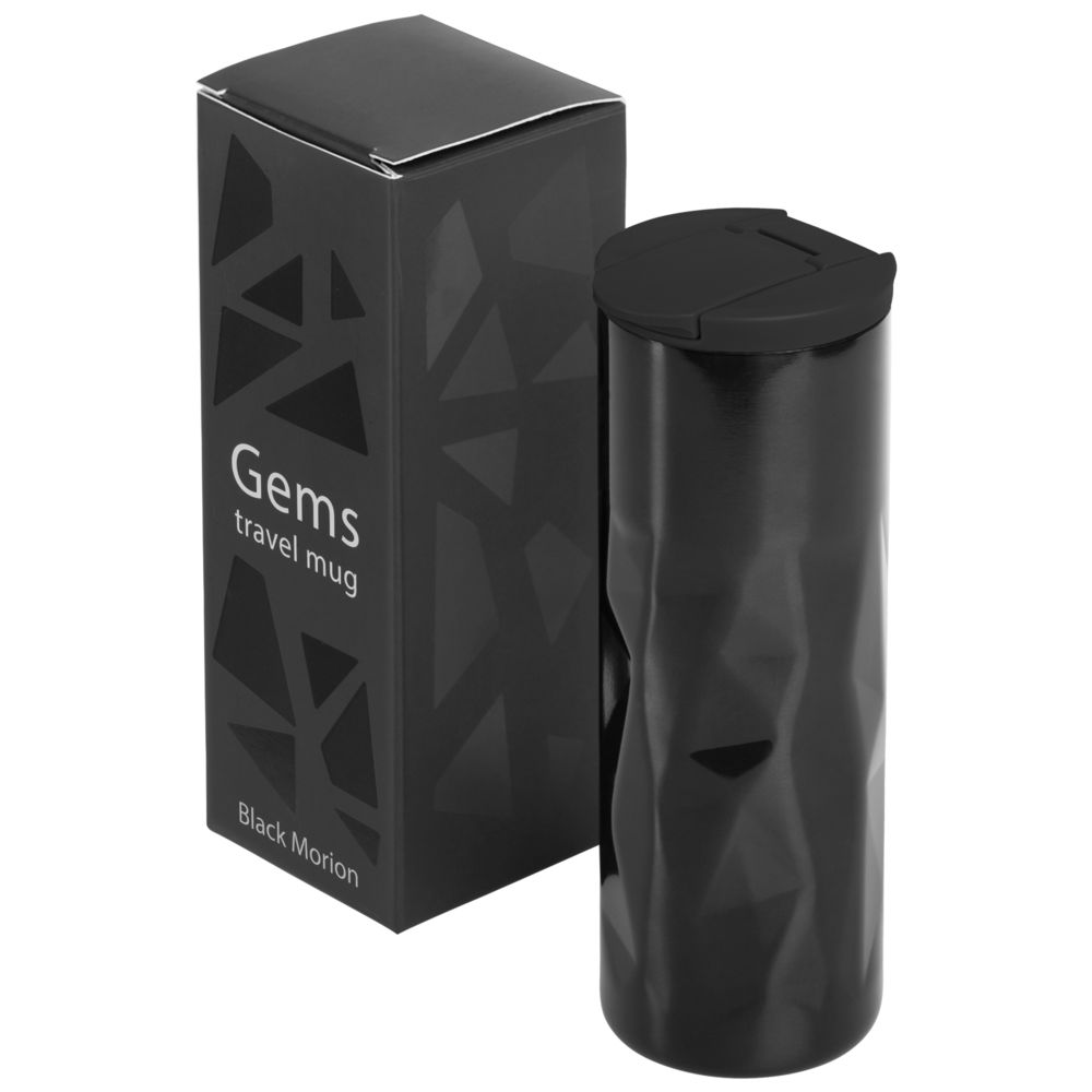 Термостакан Gems Black Morion, черный морион Термостакан Gems Black Morion, черный морион