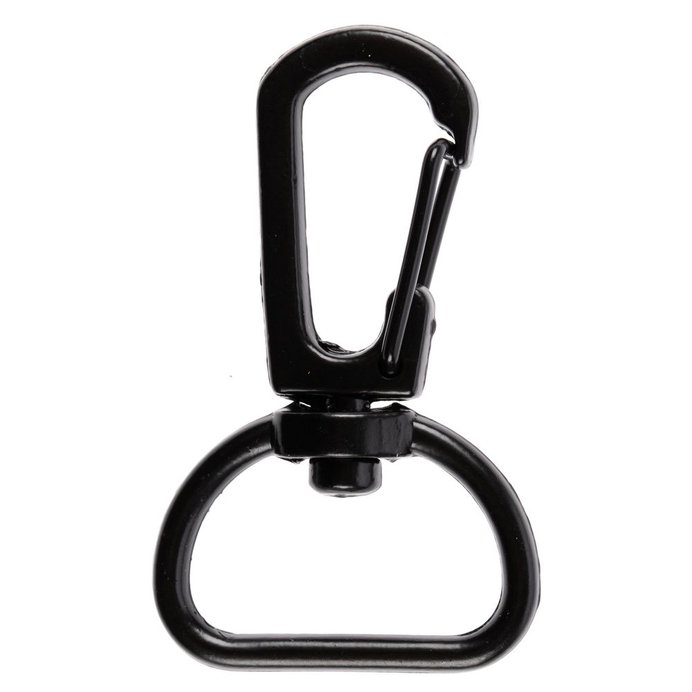 Застежка-карабин Snap Hook, M, черная Застежка-карабин Snap Hook, M, черная