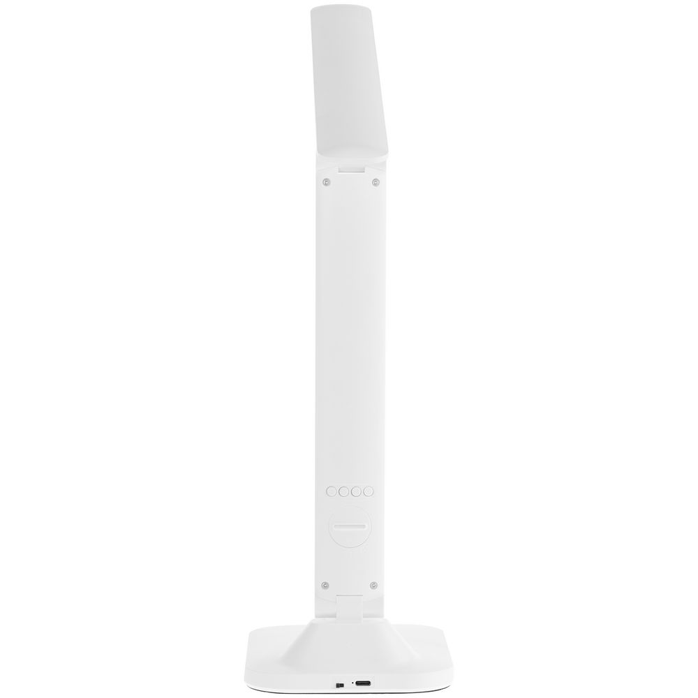 Настольная лампа с часами и календарем Office Torch ver.2, белая Настольная лампа с часами и календарем Office Torch ver.2, белая