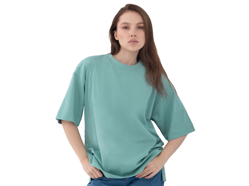 Футболка оверсайз Beta.01 унисекс, пыльный бирюзовый