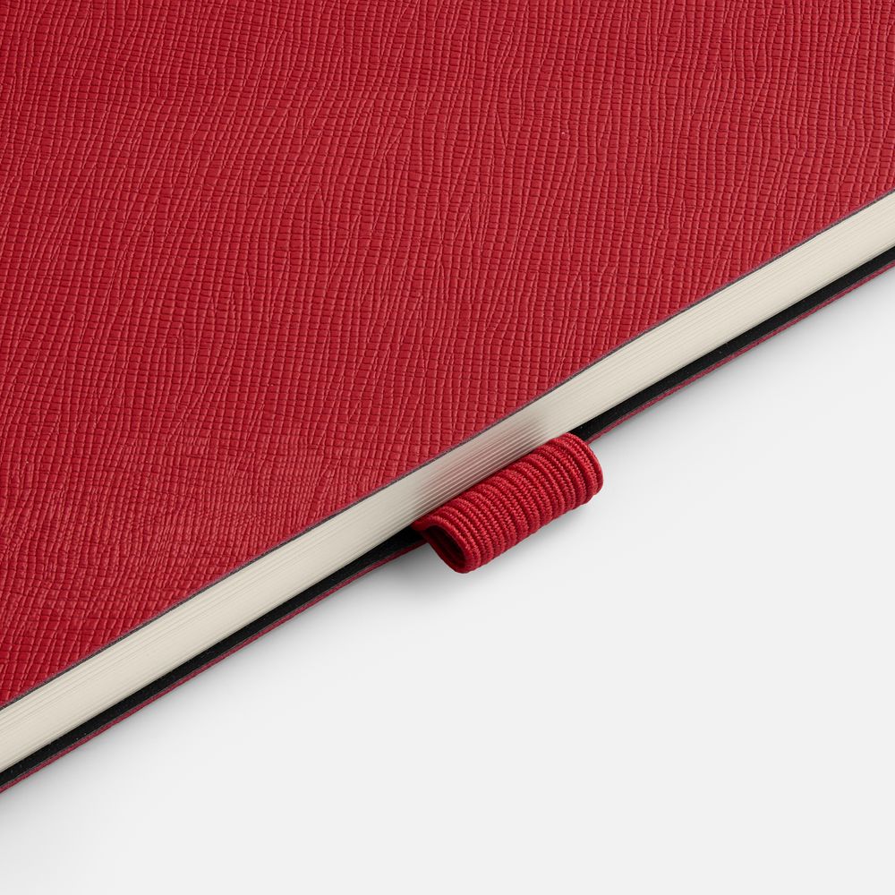 Ежедневник Lungo, недатированный, красный