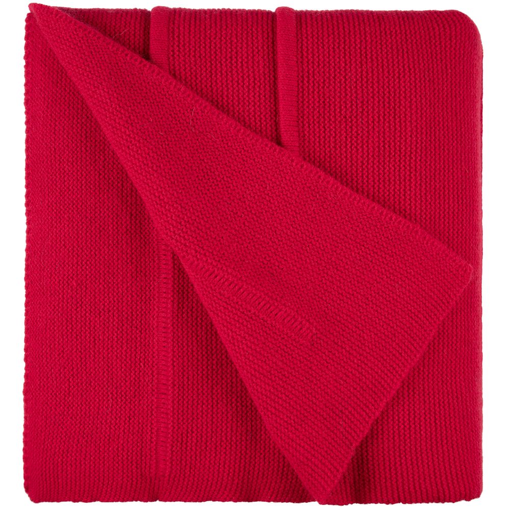 Плед Nessona Alpaca, красный (гвоздика)