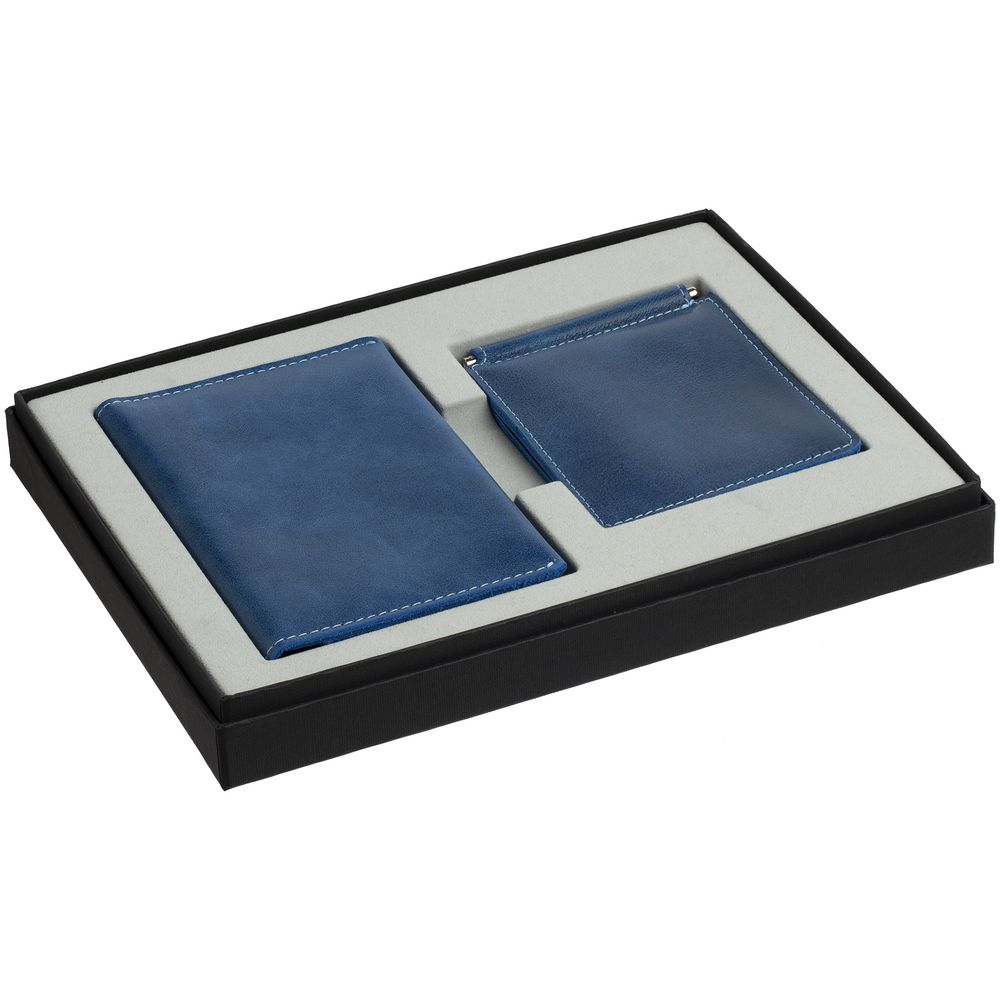 Набор Apache Billfold, синий Набор Apache Billfold, синий