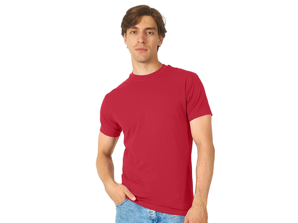 Футболка HD Fit короткий рукав с эластаном, мужская, красный Футболка HD Fit короткий рукав с эластаном, мужская, красный