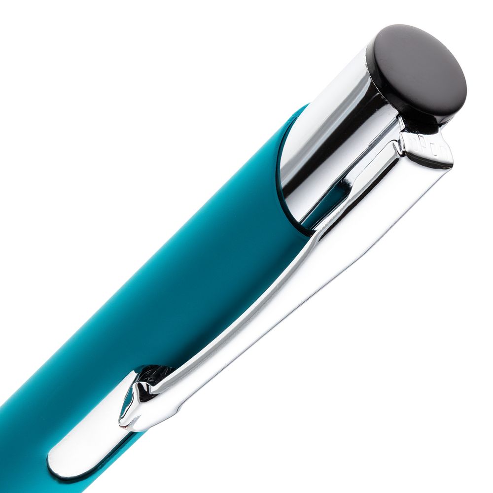 Ручка шариковая Keskus Soft Touch, бирюзовая Ручка шариковая Keskus Soft Touch, бирюзовая