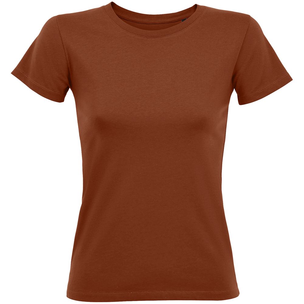 Футболка женская Regent Fit Women, коричневая (терракотовая) Футболка женская Regent Fit Women, коричневая (терракотовая)