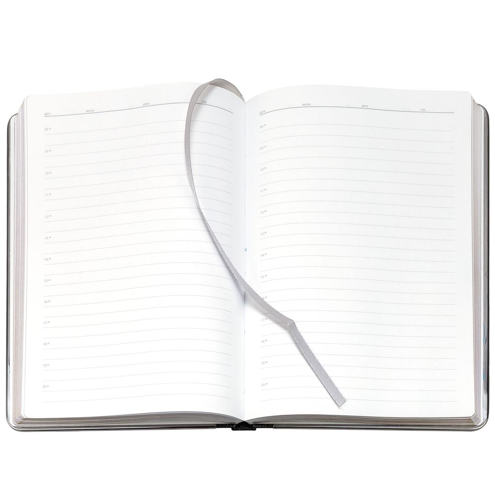 Ежедневник Frame Metal, недатированный, черный