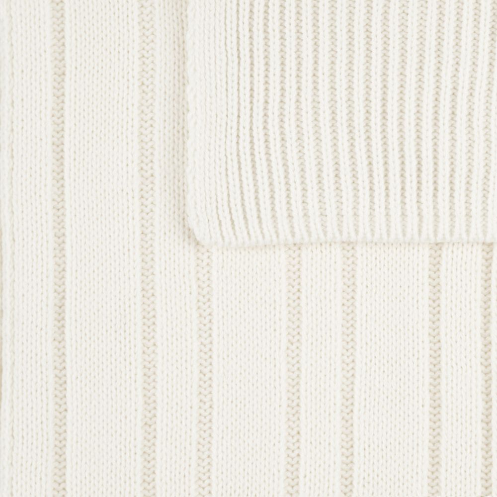 Шарф Knit Beat, белый (молочный) Шарф Knit Beat, белый (молочный)