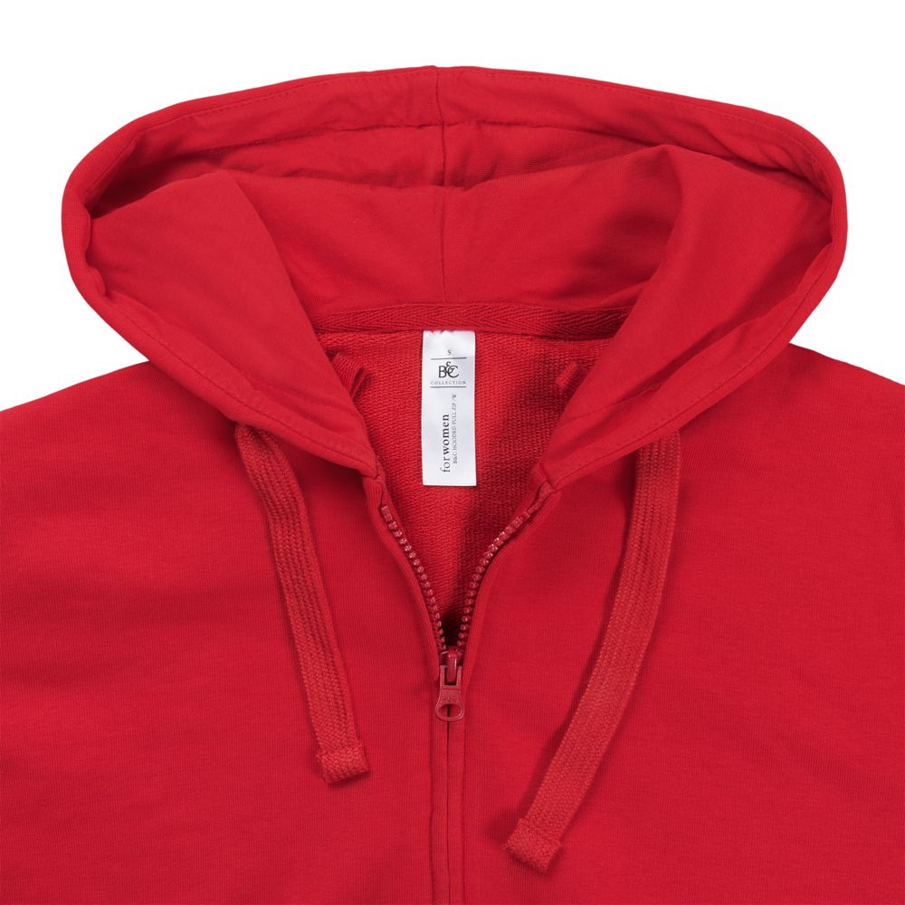 Толстовка женская Hooded Full Zip красная Толстовка женская Hooded Full Zip красная