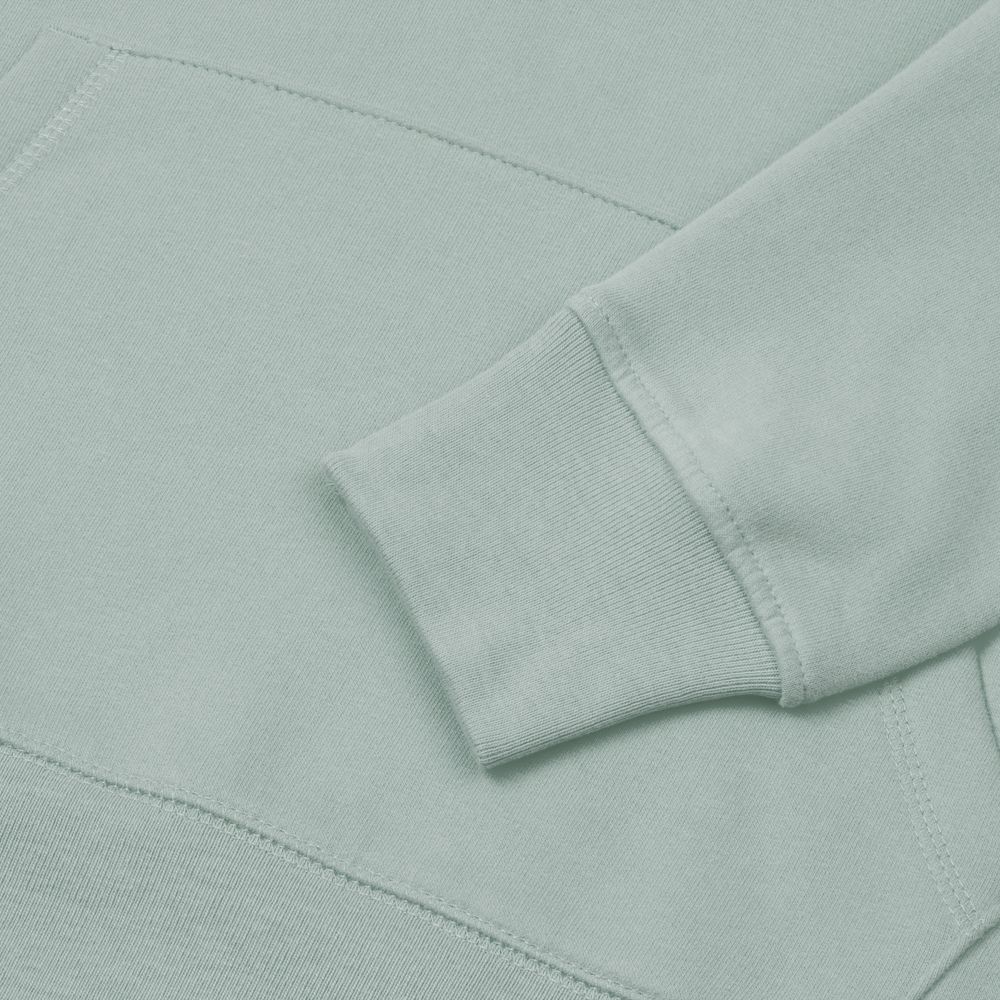 Толстовка с капюшоном унисекс Hoodie, серо-зеленая Толстовка с капюшоном унисекс Hoodie, серо-зеленая