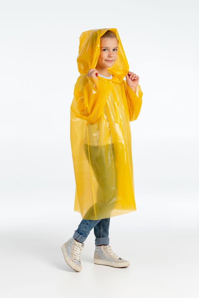 Дождевик-плащ детский BrightWay Kids, желтый Дождевик-плащ детский BrightWay Kids, желтый