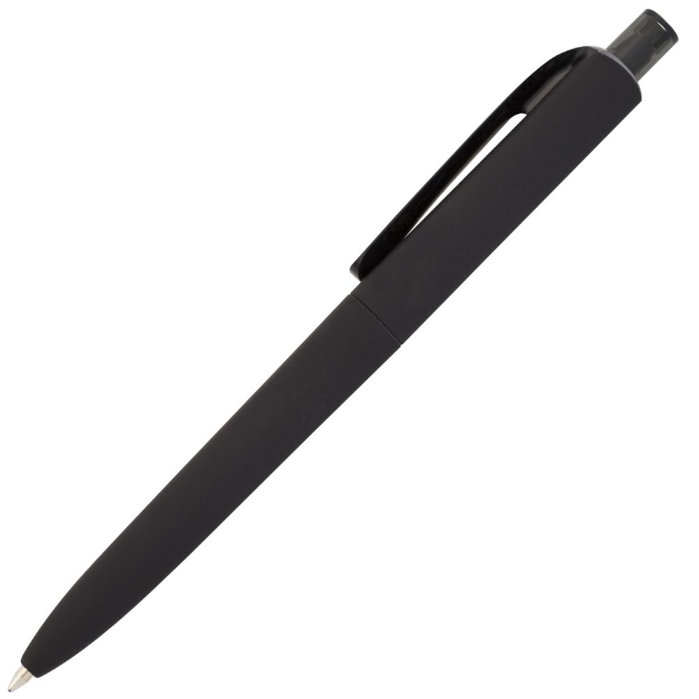 Ручка шариковая Prodir DS8 PRR-Т Soft Touch, черная Ручка шариковая Prodir DS8 PRR-Т Soft Touch, черная