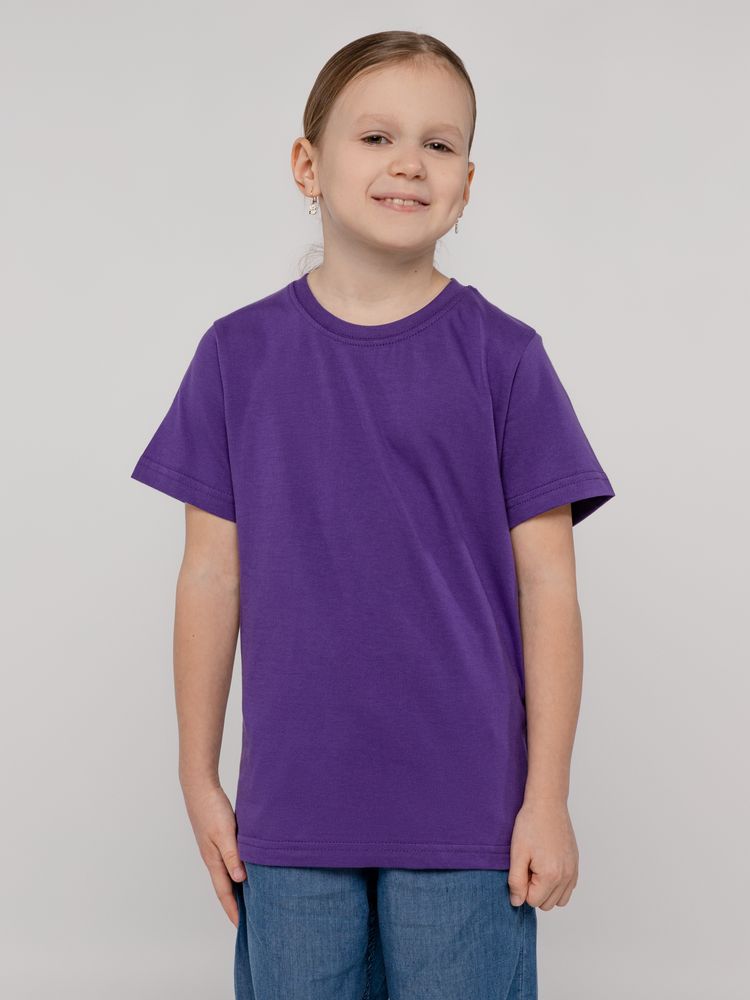 Футболка детская T-Bolka Kids, фиолетовая Футболка детская T-Bolka Kids, фиолетовая